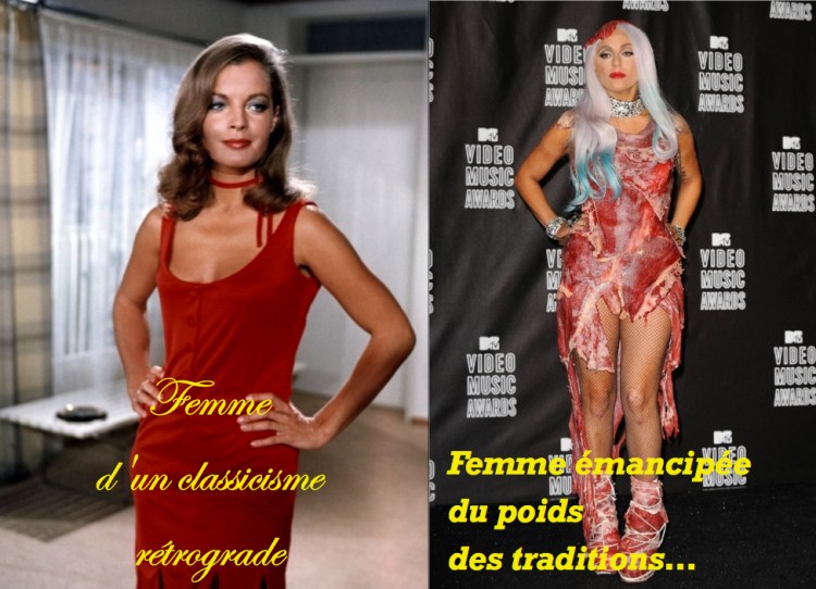 Montage Romy Schneideir Lady Gaga