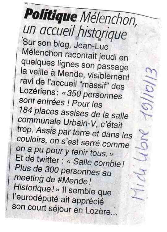 Mélenchon meeting Midi Libre 19-10-2013