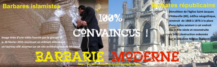 montage barbarie moderne