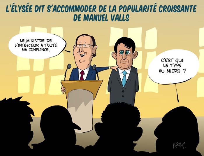KAK_Valls_Hollande_popularite