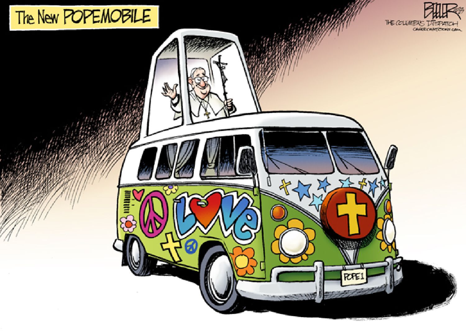 Nate Beeler Pope1 The New Colombus 24-09-2013