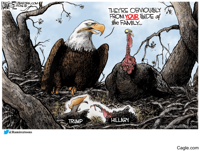 trump-vs-clinton-michael-ramirez-27-09-2016