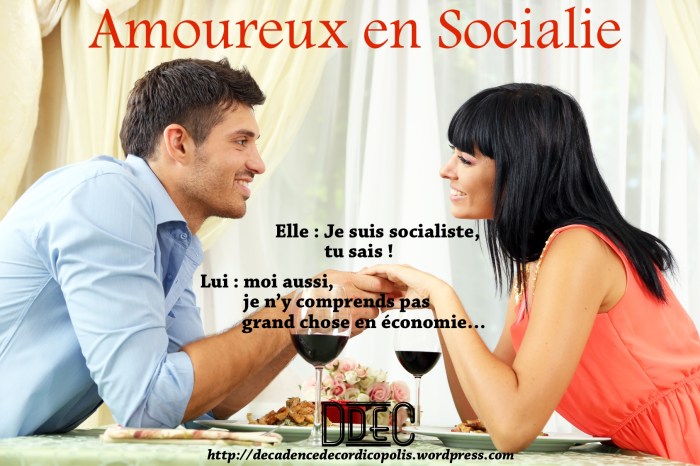 Beautiful couple having romantic dinner at restaurant