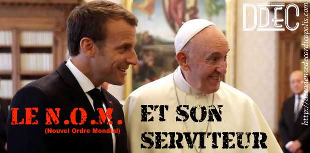 Montage pape François Macron